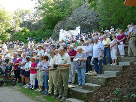 Festgottesdienst zum 1.000 Todestag des Heiligen Heimerads auf dem Hasunger Berg (Foto: Karl-Franz Thiede) 